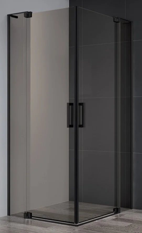 Приобрести cezares душевое ограждение slider 100х110см slider-a-2-100/110-br-nero