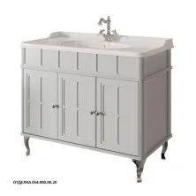 Caprigo Тумба с раковиной BORGO 100 см, серая, эмаль