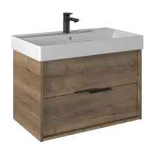 Briz Тумба подвесная TESO 80 см, дуб веллингтон, Т18-80