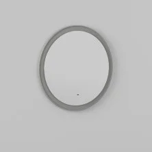 Briz Зеркало PRATO Light 80х80 см, с подсветкой , светло серое, ПДЗ49-80