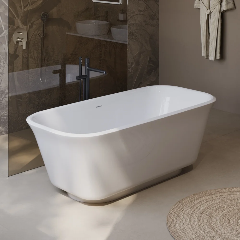 Приобрести belbagno акриловая ванна due 170х80 см, белая due bb702-1700-800-k