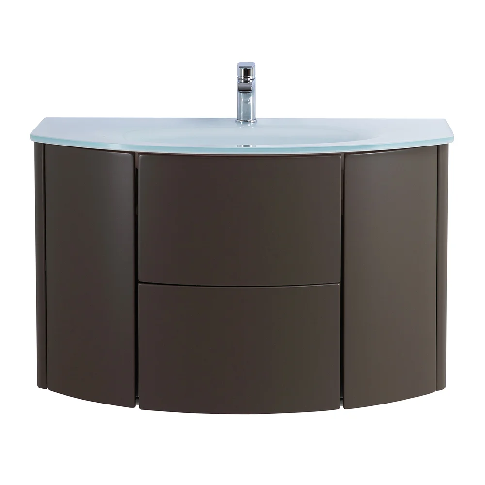 Приобрести cezares тумба подвесная с раковиной eden 91 см grigio talpa opaco, стекло, светло серая 55069