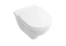 Унитаз подвесной Villeroy Boch O.NOVO Rimless 5660hr01 с сиденьем микролифт