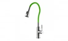 LEMARK Смеситель для кухни Expert, с гибким изливом, зеленый LM5082S-Green