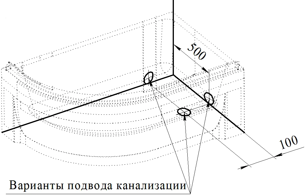 Приобрести радомир акриловый душевой поддон соул 2 120х80, радиальльный.