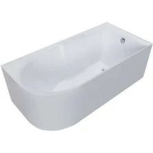 Grossman Акриловая ванна 170x75 см, пристенная, белая GR-2202R