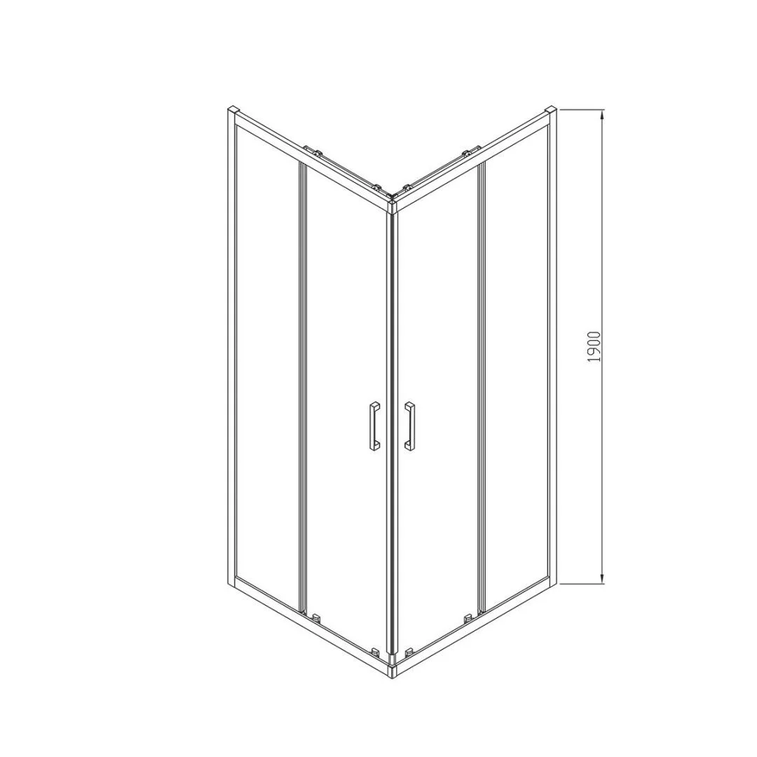 Приобрести vincea душевое ограждение alpha 100х100 см, текстурное, хром vss-3al100mt