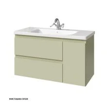 Caprigo Тумба с раковиной FORTE 100 см, правая, фисташка