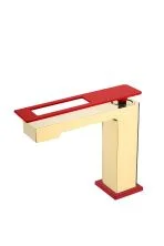 Boheme Смеситель для раковины Q, золото\красный 141-GR