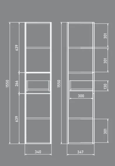 Приобрести sole пенал универсальный 34 см, белый матовый ут000068409