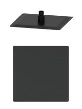 Верхний душ WONZON & WOGHAND, Черный матовый (WW-88DP02-MB)