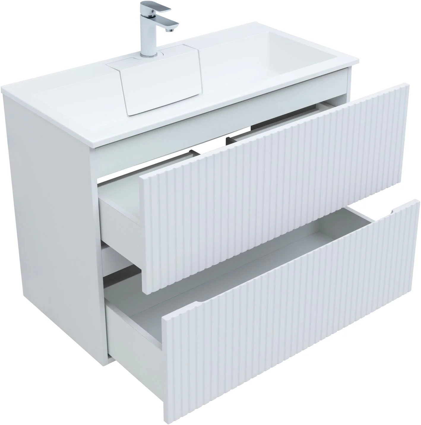 Приобрести aquanet тумба с раковиной джейн 90 см, белая матовая