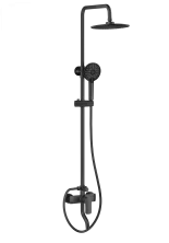 Душевая система WONZON & WOGHAND Line, Темный графит (WW-AE3354-BGG)