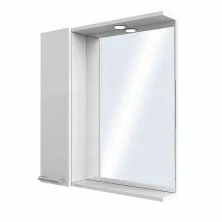 Зеркало шкаф Акватон Ронда 60 с подсветкой, дуб светлый