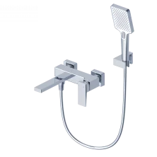 Смеситель для ванны с душем WONZON & WOGHAND CUBE 2.0, Хром (WW-88037068-CR)