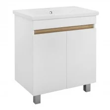 AQUA DE MARCO Тумба напольная с раковиной Sydney 70см. 2 двери
