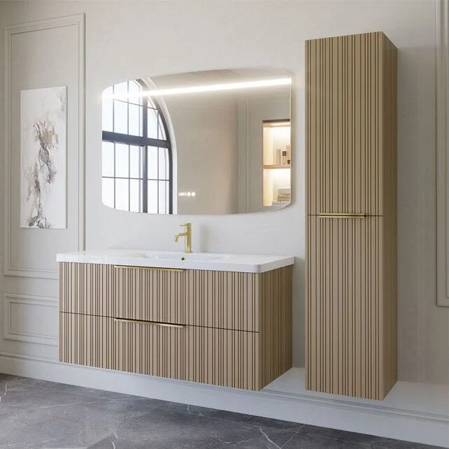 Приобрести caprigo тумба с раковиной rain 120 см, мокко