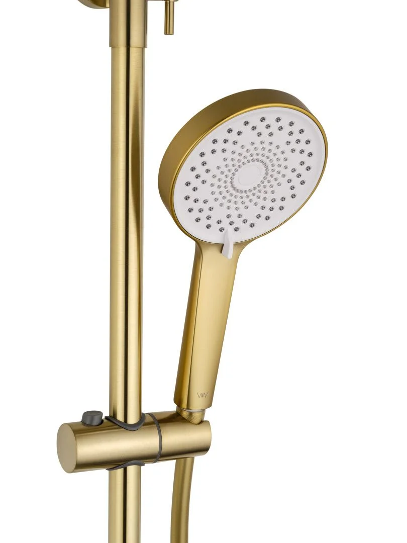 Приобрести душевая система wonzon & woghand brilliant, брашированное золото (ww-88047079-bg)
