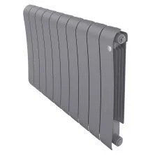 Royal Thermo Радиатор биметаллический Infinity 500 /Silver Satin ( серебристый ) -10 секц.