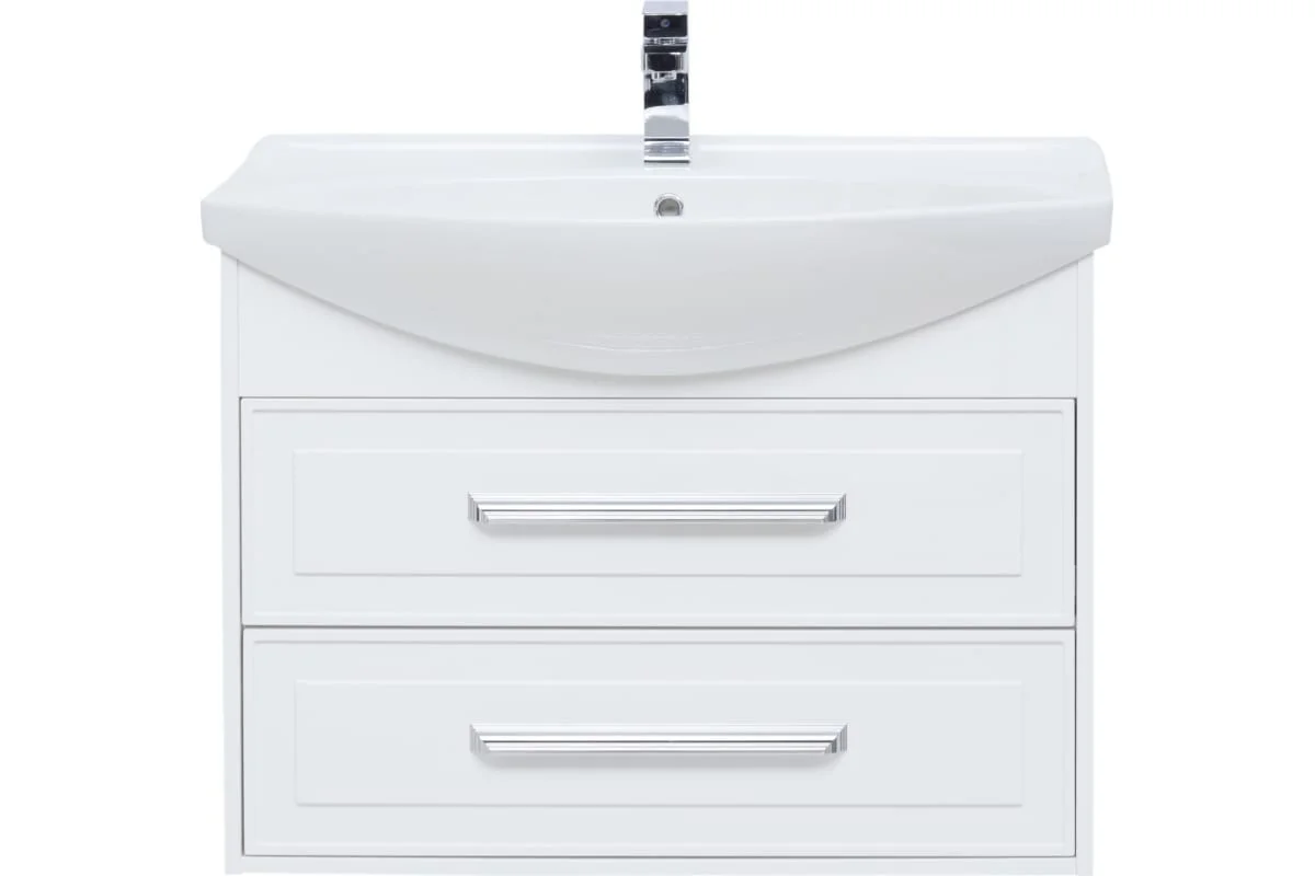 Приобрести aquanet тумба с раковиной остин 85 см, белая (под раковину стиль)