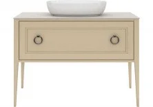 Тумба напольная со столешницей Kerama Marazzi Plaza Classic 120 см PL.C.120.1+1\CAP, капучино