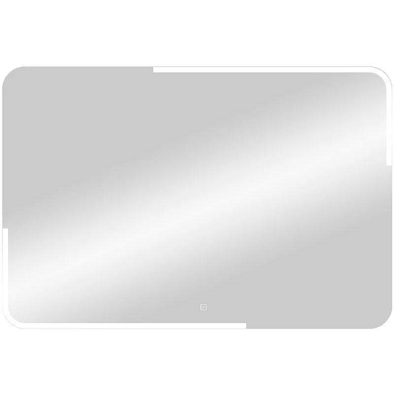 Приобрести continent зеркало с подсветкой raison 120х70 см, сенсорный включатель, белое