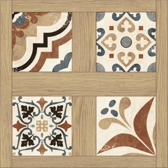 Приобрести керамогранит cersanit florence узоры 42x42см, многоцветный