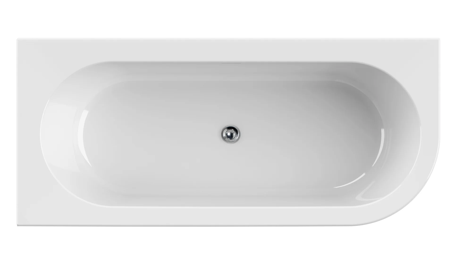 Приобрести cezares акриловая ванна slim corner 180х80 см, черная slim corner-180-80-60-l-nero-set