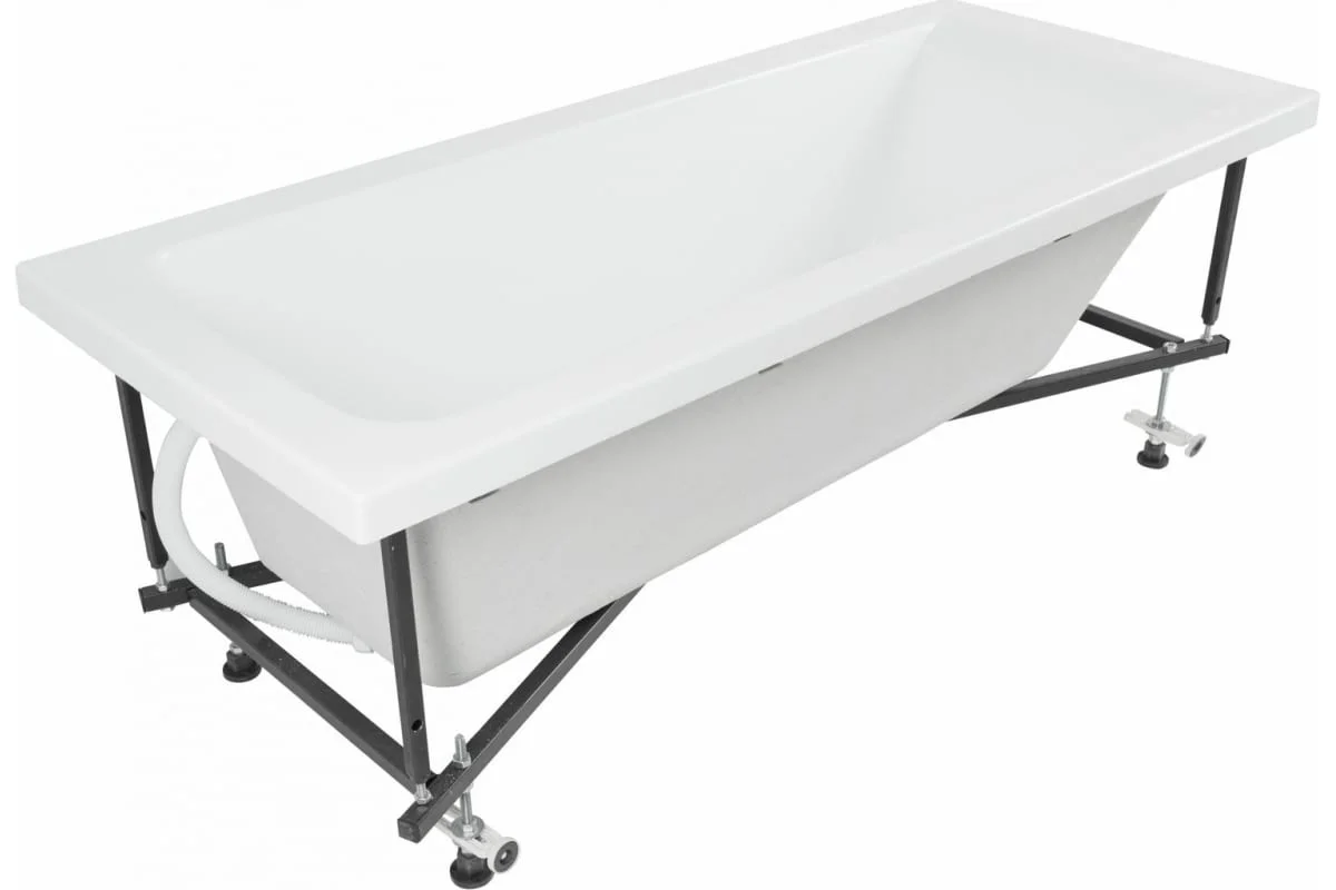 Приобрести aquanet акриловая ванна bright 165x70 см, белая