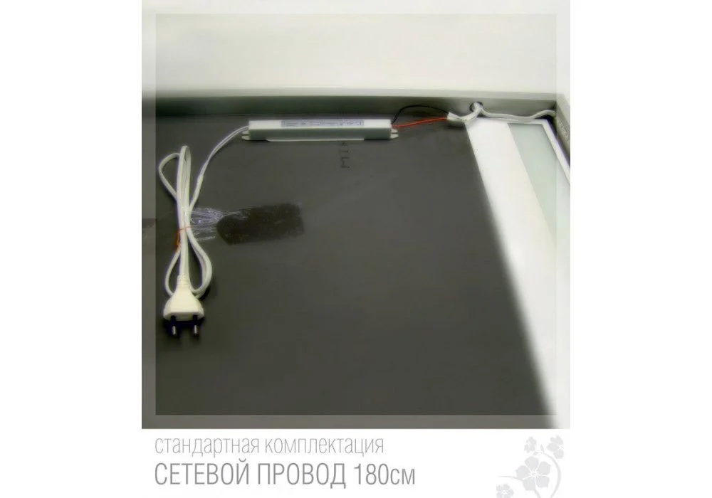 Приобрести loranto зеркало-шкаф стиль 100, 100х102,5 см, белое (cs00030426)