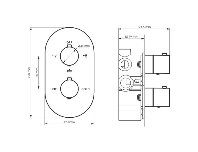 Приобрести wasserkraft смеситель для душа elbe 7444, с термостатом, матовый черный
