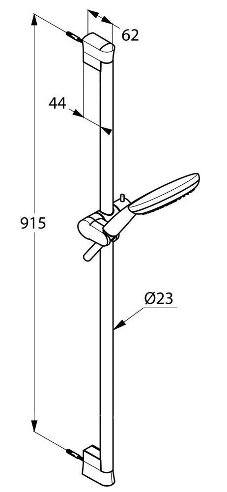 Приобрести kludi freshline душевой гарнитур 3s 900 мм