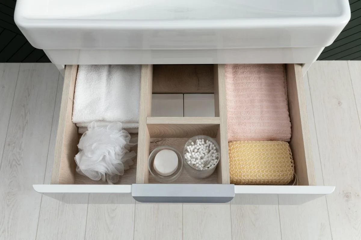 Приобрести aquanet тумба с раковиной ирис new 81 см, белая глянец (1 ящик, 2 дверцы)