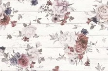 Панно настенное Lb-ceramics Шебби Шик Цветы из 2-х шт
