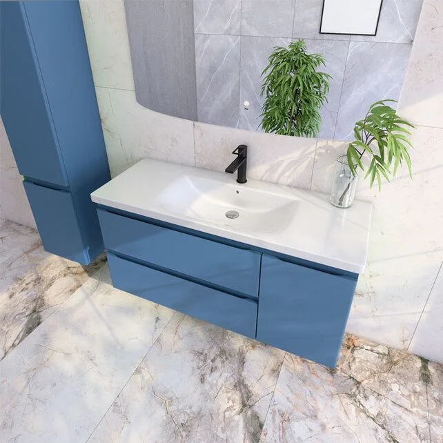 Приобрести caprigo тумба с раковиной forte-smalty 120 см, правая, синяя, эмаль