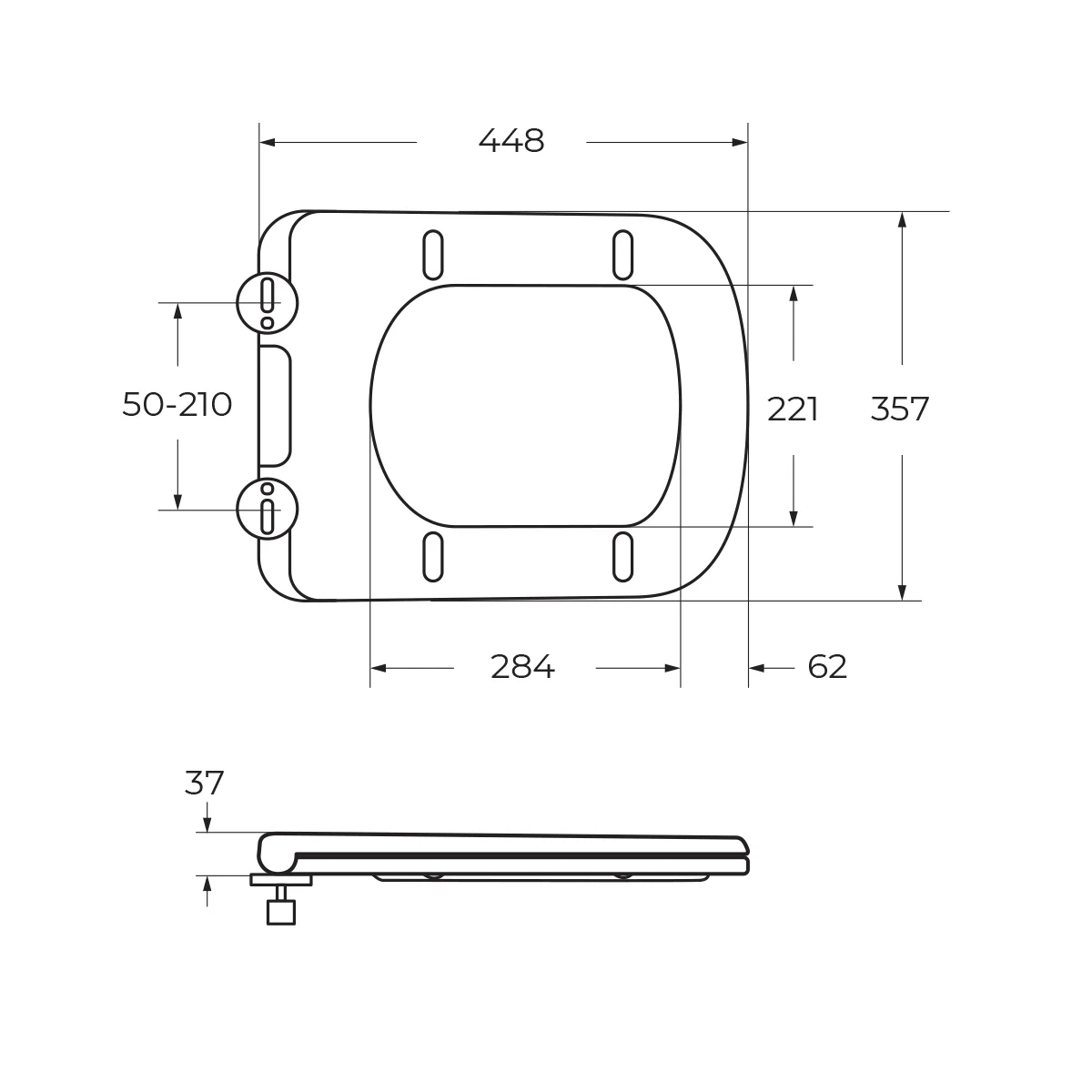 Приобрести belbagno крышка-сиденье, белое bb2312sc