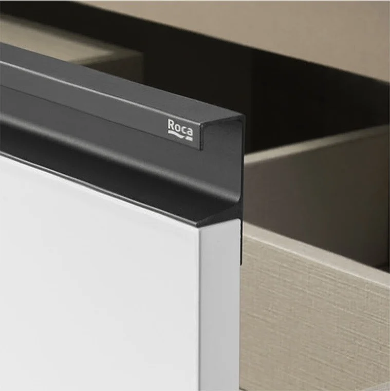 Приобрести тумба подвесная roca domi с раковиной 80 см, белый глянцевый