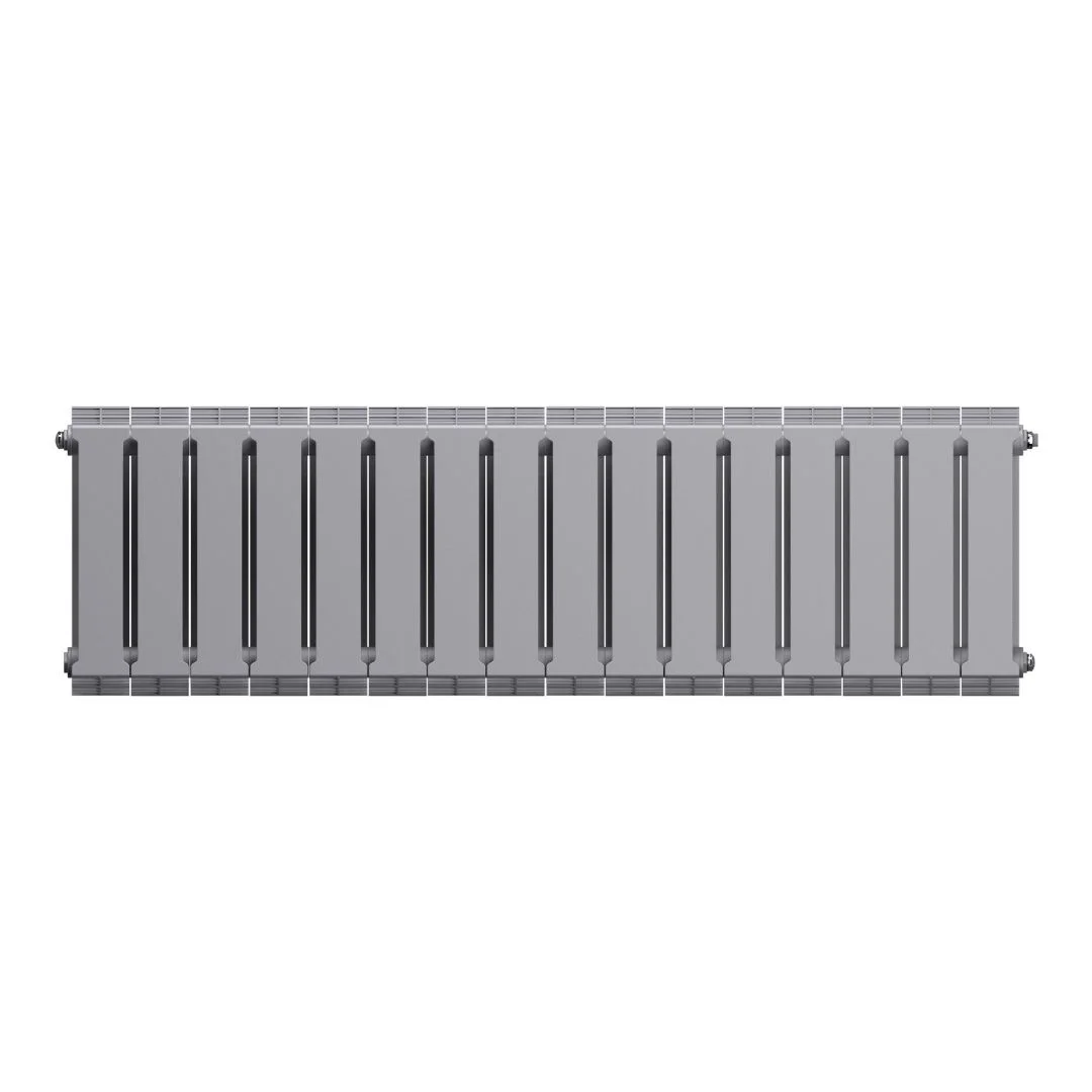Приобрести royal thermo радиатор биметаллический pianoforte 300 /silver satin ( серебристый ) - 16 секц.
