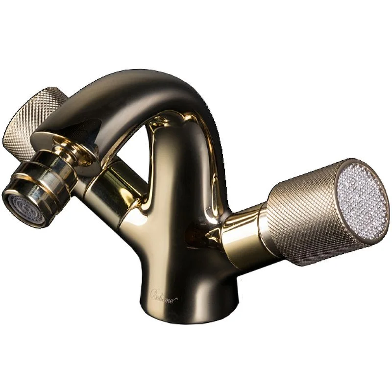 Приобрести boheme смеситель для биде royale cristal, золото\кристаллы 296-royal/crst