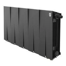 Royal Thermo Радиатор биметаллический Pianoforte 300 /Noir Sable ( черный графит ) VDR80 - 10 секц.