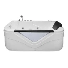 Loranto Ванна акриловая с гидромассажем 170х80 см, белая, левосторонняя (CS-832NL)