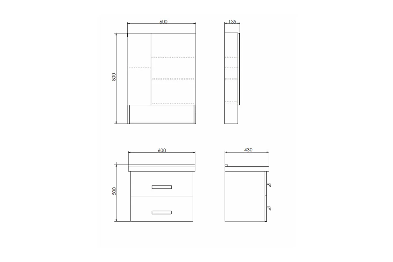Приобрести сomforty зеркало-шкаф "парма-60" дуб дымчатый