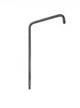 Удлиненная круглая трубка для душевых систем WONZON & WOGHAND, Темный графит (WW-LY002-BGG)