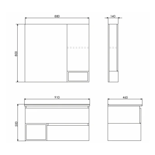 Приобрести сomforty тумба с раковиной "турин-90" дуб белый