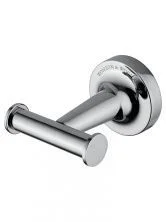 Двойной крючок для ванной WONZON & WOGHAND SIMPLE, Хром (WW-6525)