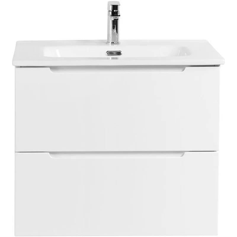Приобрести тумба подвесная с раковиной belbagno etna-600-2c-so-bl-p 60 см, bianco lucido
