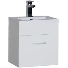 Aquanet Тумба с раковиной Нота 40 см, белая