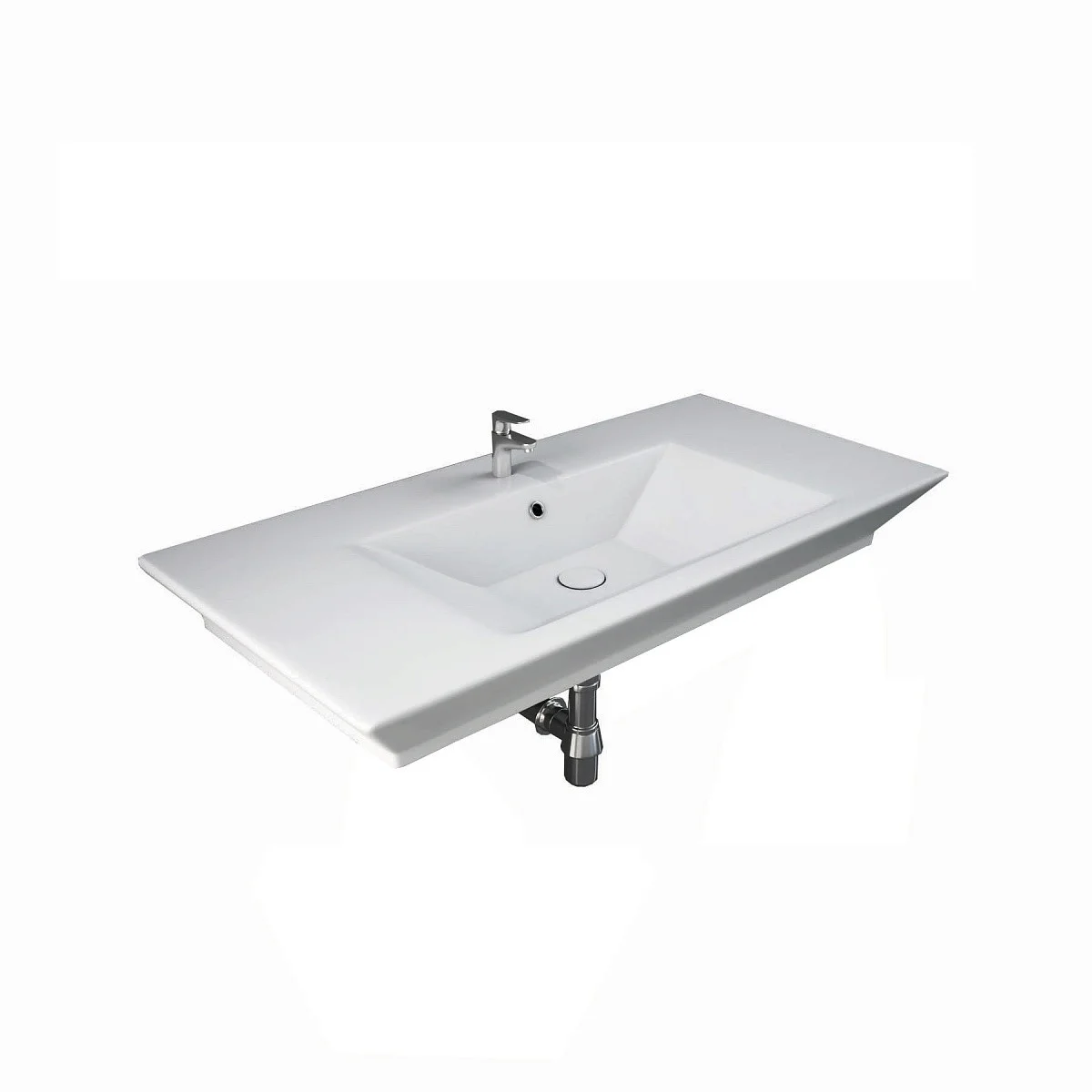 Приобрести раковина-столешница rak ceramics opulence 100x49 см op101awha/krak22007w