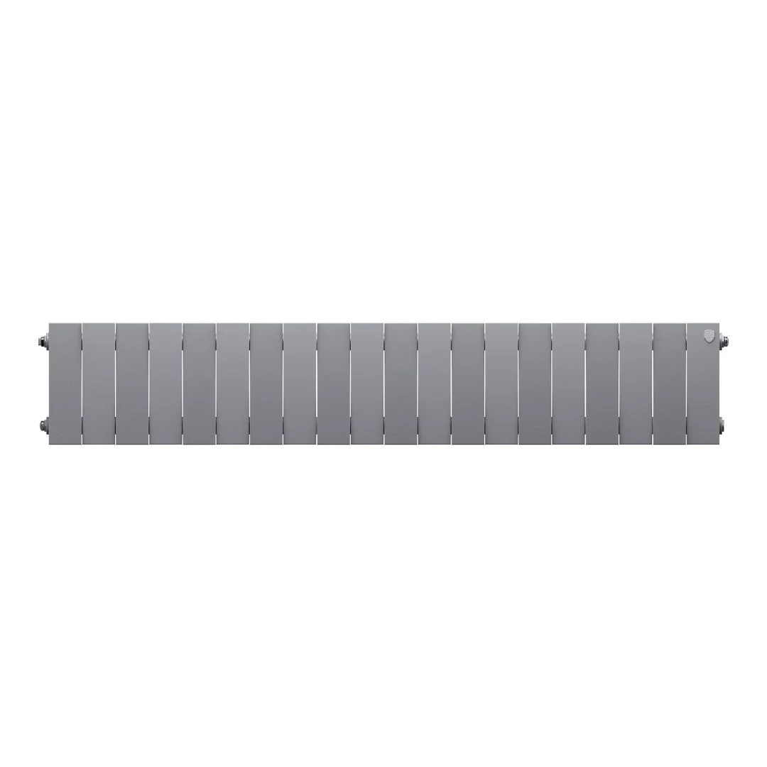 Приобрести royal thermo радиатор биметаллический pianoforte 200 /silver satin ( серебристый ) - 20 секц.