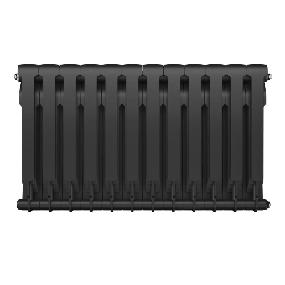 Приобрести royal thermo радиатор биметаллический biliner 500 /noir sable ( черный графит ) - 12 секц.